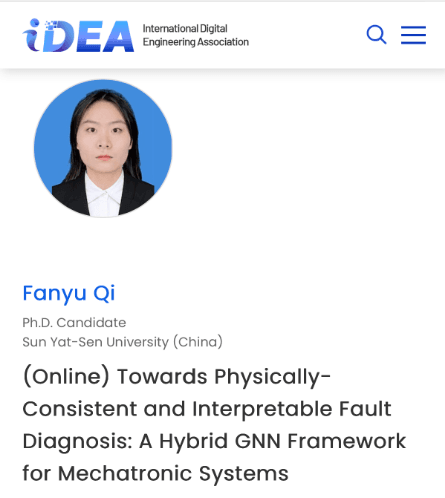 AI Cube Laboratory PhD Student Qi Fanyu Presents at 5th International Conference on Digital Twins (DigiTwin 2025)